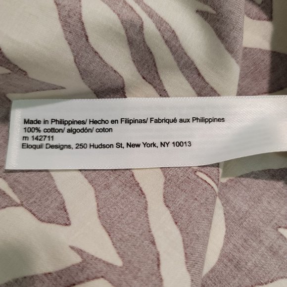 Eloquii Elements Womens Sz 22 Off The Shoulder Mini Dress Cotton Colorful Spring - Picture 10 of 12